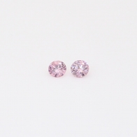 0.08 Total carat pair of FPP Argyle pink diamonds