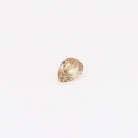 0.12 Carat pear-cut champagne diamond