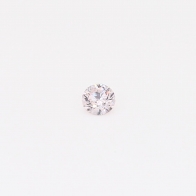 0.09 Carat round-cut FLP Argyle pink diamond
