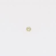 0.015 Carat round-cut fancy yellow diamond