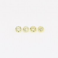 0.12 Total carat parcel of round-cut fancy yellow diamonds
