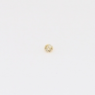 0.01 Carat round-cut fancy apricot diamond