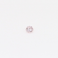 0.04 Carat round-cut FLP Argyle pink diamond