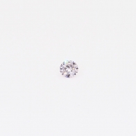 0.045 carat round-cut FLP Argyle pink diamond