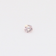 0.06 Carat round-cut FLP Argyle pink diamond