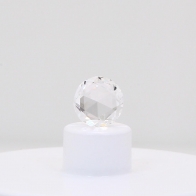 0.18 Carat rose-cut round white diamond