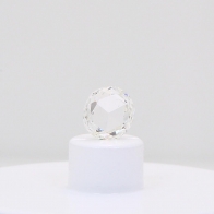 0.28 Carat rose-cut round white diamond