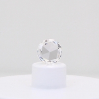 0.30 Carat rose-cut round white diamond