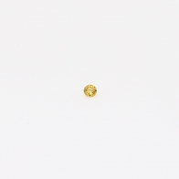 0.01 Carat round-cut fancy orange diamond