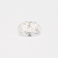 0.39 Carat oval cut white diamond