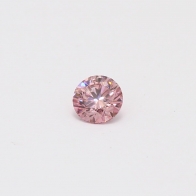 0.30 Carat round cut 4PR certified Argyle pink diamond