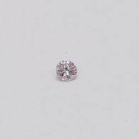 0.075 Carat round cut 6-7P Argyle pink diamond