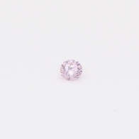 0.07 Carat round-cut FPP Argyle pink diamond