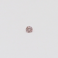 0.03 Carat round cut FIPP Argyle pink diamond