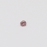 0.04 Carat round cut 5P Argyle pink diamond