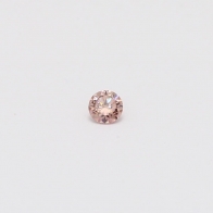 0.08 Carat round cut 5P/PR Argyle pink diamond