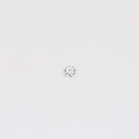 0.015 Carat round-cut FGH white diamond
