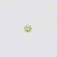 0.05 Carat Round Cut Fancy Green Diamond