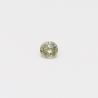 0.11 Carat Round Cut Fancy Green Diamond