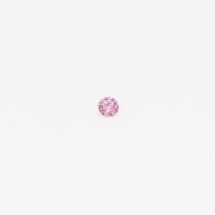 0.015 Carat round cut FIPP Argyle pink diamond