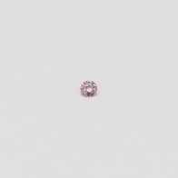 0.015 Carat round cut 6P/PP Argyle pink diamond