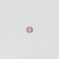 0.03 Carat round cut 6-7P/PP Argyle pink diamond