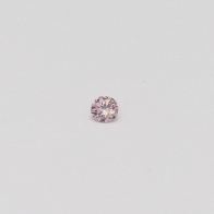 0.035 Carat round cut 6-7P/PP Argyle pink diamond