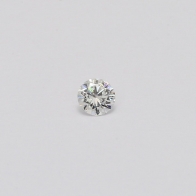 0.14 Carat Round Cut White Diamond