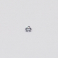 0.025 Carat round cut BL2 Argyle blue diamond