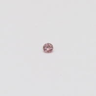 0.02 Carat round cut FIPP Argyle pink diamond
