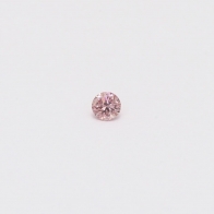 0.05 Carat round cut FIP Argyle pink diamond