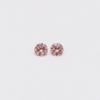 0.10 Total carat pair of FIP Argyle pink diamonds
