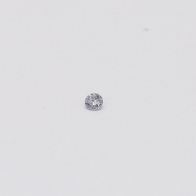 0.015 Carat round cut BL2 Argyle blue diamond