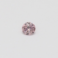0.24 Carat round cut 7P certified Argyle pink diamond