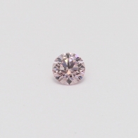 0.26 Carat round cut 7P certified Argyle pink diamond