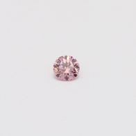 0.13 Carat round cut 5P certified Argyle pink diamond