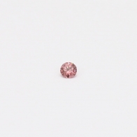 0.03 Carat round cut 2P Argyle pink diamond