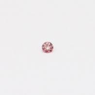 0.03 Carat Round Cut 3P Argyle Pink Diamond