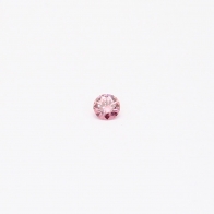 0.03 Carat round cut 2P Argyle pink diamond