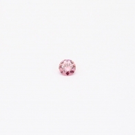 0.03 Carat round cut 2P Argyle pink diamond