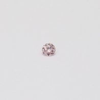 0.04 Carat round cut 6PR Argyle pink diamond