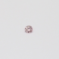 0.04 Carat round cut 6PR Argyle pink diamond