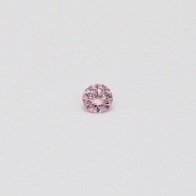 0.07 Carat round cut 6PP Argyle pink diamond