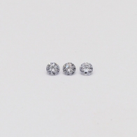 0.06 Total Carat Trio of BL2 Argyle Blue Diamonds