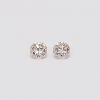 0.22 Total Carat Pair of Pink Diamonds