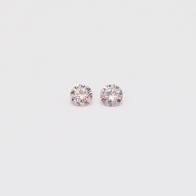 0.06 Total carat pair of Argyle pink diamonds