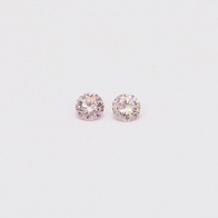0.08 Total carat pair of Argyle pink diamonds