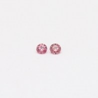 0.06 Total Carat Pair Of Argyle Pink Diamonds