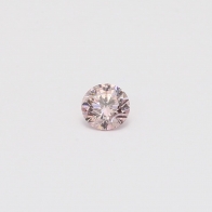 0.23 Carat round cut 7PR certified Argyle pink diamond