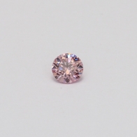 0.23 Carat round cut 6P certified Argyle pink diamond